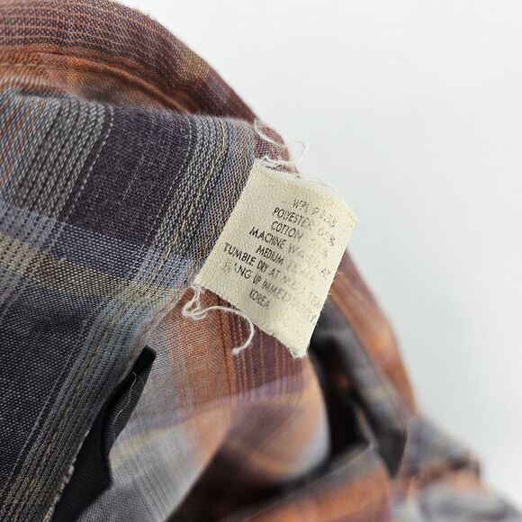Vintage‎ Champion Westerns Shirt Mens 16.5 33 Permanent Press Pearl Snap Plaid - Picture 10 of 11